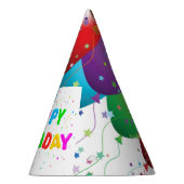 Pet/ballonnen en Confetti Feesthoedjes (Rechts)