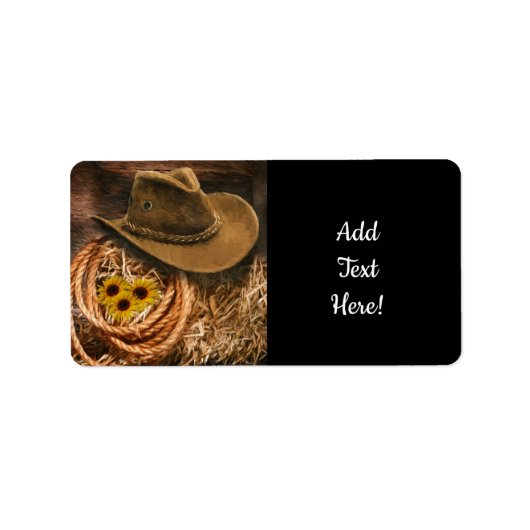Pet Barn Lasso Straw Bale Etiket (Voorkant)
