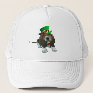Pet Basset Hound Happy St Patrick's Day