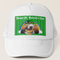 Pet Basset Hound Happy St. Patrick's Day