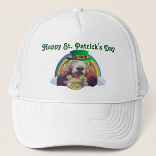 Pet Basset Hound Happy St. Patrick's Day