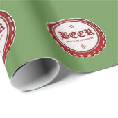 Pet Bierflesje Cadeaupapier (Rol Hoek)