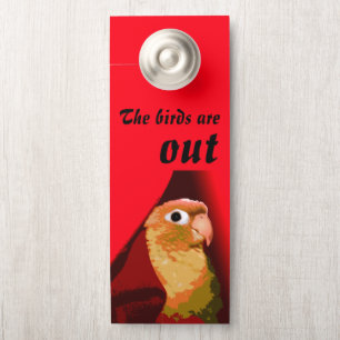 Pet Bird Safety Conure Parkiet Escape Prevention Deurhanger