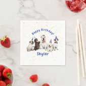 Pet Birthday Dog Celebration | Blauw Servet (Insitu)