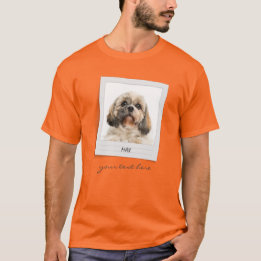 Pet Birthday Dog Foto Lijst op maat T-shirt