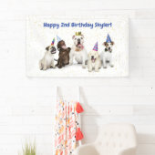 Pet Birthday Dog Party | Blauw Spandoek (Insitu)