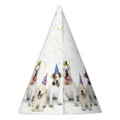 Pet Birthday Dog Party | Roze Feesthoedjes (Achterkant)