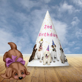 Pet Birthday Dog Party | Roze Feesthoedjes