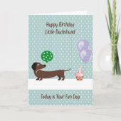 Pet Birthday for Dachshund Kaart (Voorkant)