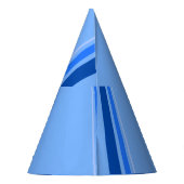 Pet Blauwe Partij Feesthoedjes (Achterkant)