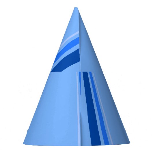 Pet Blauwe Partij Feesthoedjes (Achterkant)