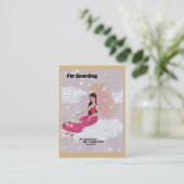 Pet Boarding Visitekaartje (Staand voorkant)