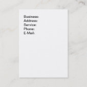 Pet Boarding Visitekaartje (Achterkant)