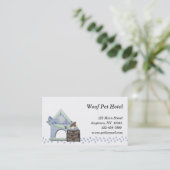 Pet Boarding Visitekaartje (Staand voorkant)