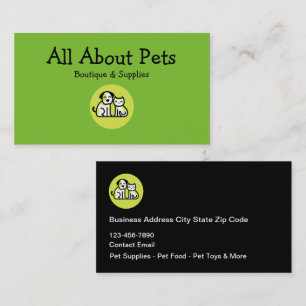 Pet Boutique en levert Visitekaartjes