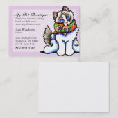 Pet Boutique Fancy Ragdoll Cat Visitekaartje (Voorkant / Achterkant)