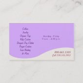 Pet Boutique Store Trendy Pommeren Visitekaartje (Achterkant)