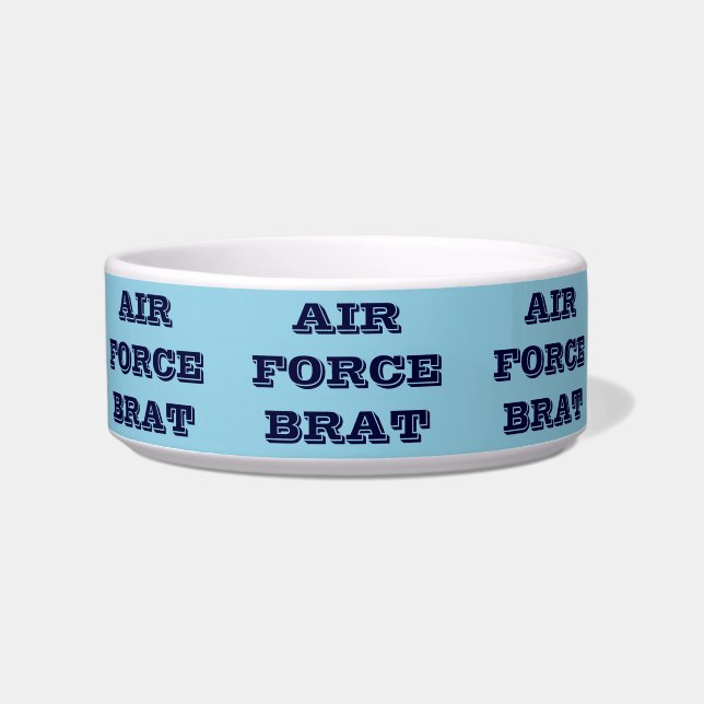Pet Bowl Air Force Brat Voerbakje (Voorkant)