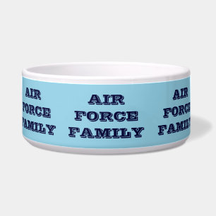 Pet Bowl Air Force Familie Voerbakje