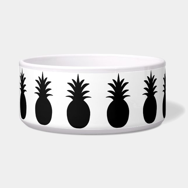 Pet Bowl. ananas Voerbakje (Voorkant)