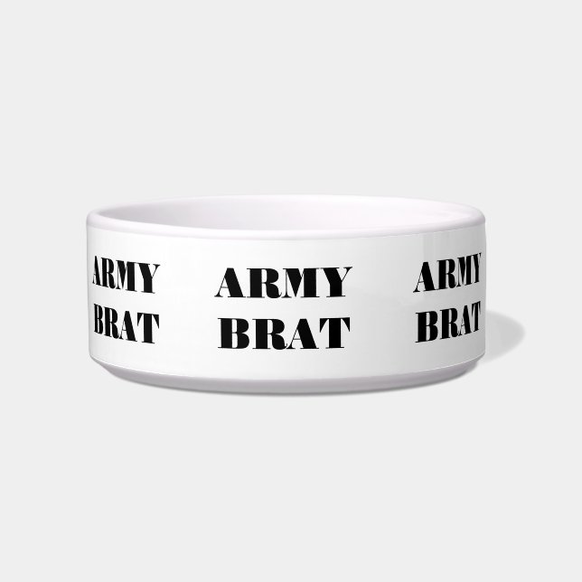 Pet Bowl Army Brat Voerbakje (Voorkant)