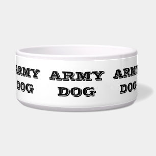 Pet Bowl Army Dog Voerbakje