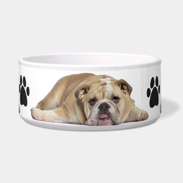 Pet Bowl/Bull Dog Voerbakje (Voorkant)