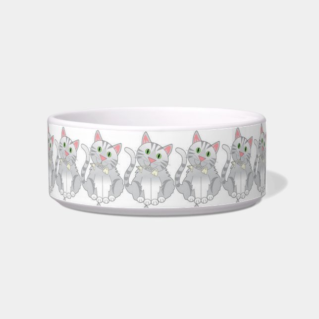 Pet Bowl/Cat met vis Voerbakje (Rechts)
