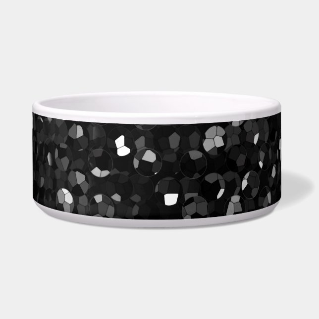 Pet Bowl Crystal Bling Strass Voerbakje (Voorkant)