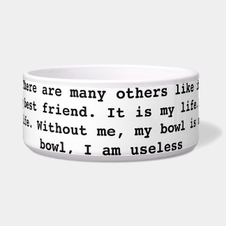 Pet Bowl - 'Full Metal Jacket' geïnspireerd Voerbakje