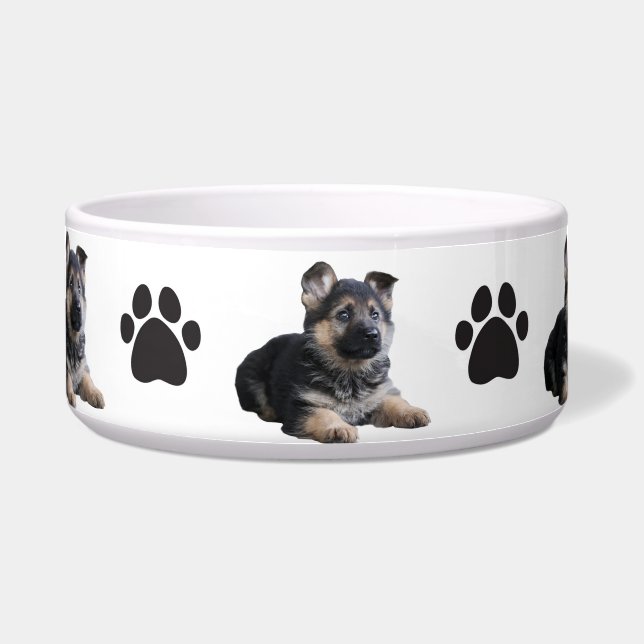 Pet Bowl/German Shepard Voerbakje (Voorkant)