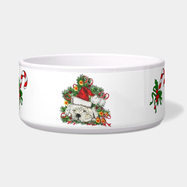 Pet Bowl, gezelschapshondenbowl kerstmis Voerbakje (Voorkant)