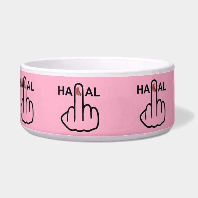 Pet Bowl Halal Flip Voerbakje (Links)