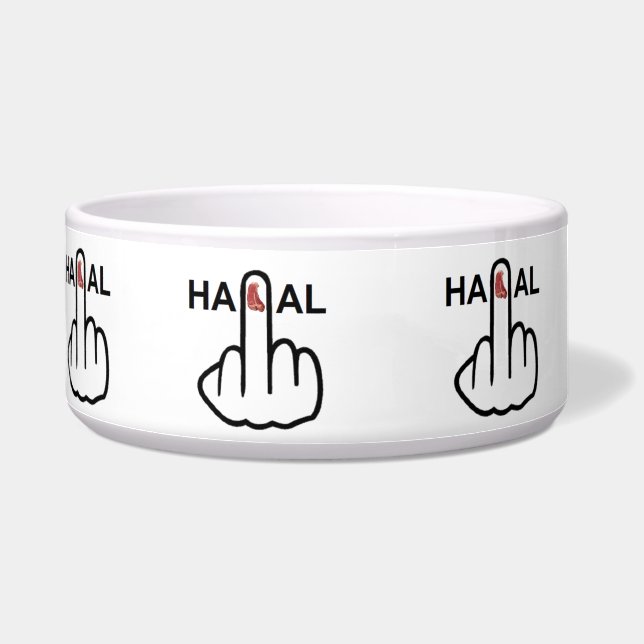 Pet Bowl Halal Flip Voerbakje (Links)