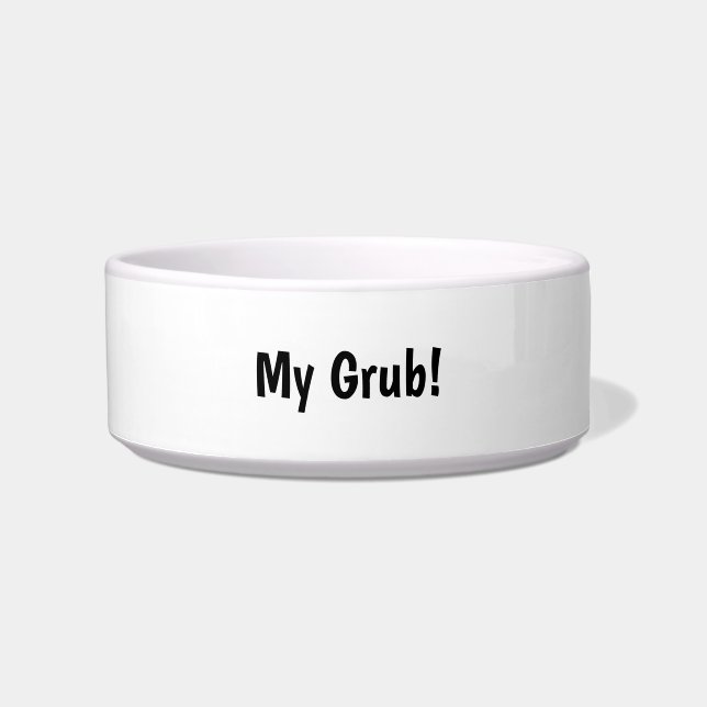 PET BOWL KERAMISCHE STIJL ONTWERP VOERBAKJE (Voorkant)