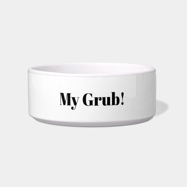 PET BOWL KERAMISCHE STIJL ONTWERP VOERBAKJE (Voorkant)