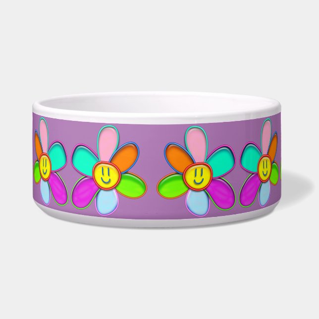 Pet Bowl met Daisy Voerbakje (Voorkant)