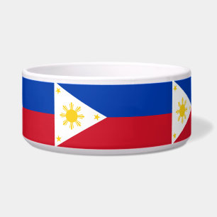 Pet Bowl met de vlag van de Filipijnen Voerbakje