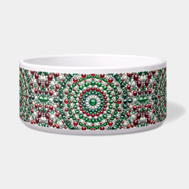 Pet Bowl met Italiaanse kleuren Abstract Design Voerbakje