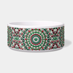 Pet Bowl met Italiaanse kleuren Abstract Design Voerbakje
