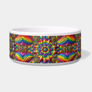 Pet Bowl met LGBTQ kleuren Abstract Design Voerbakje