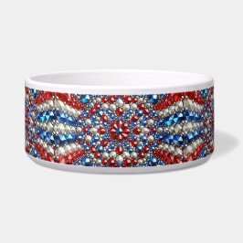 Pet Bowl met Nederlandse kleuren Abstract Design Voerbakje