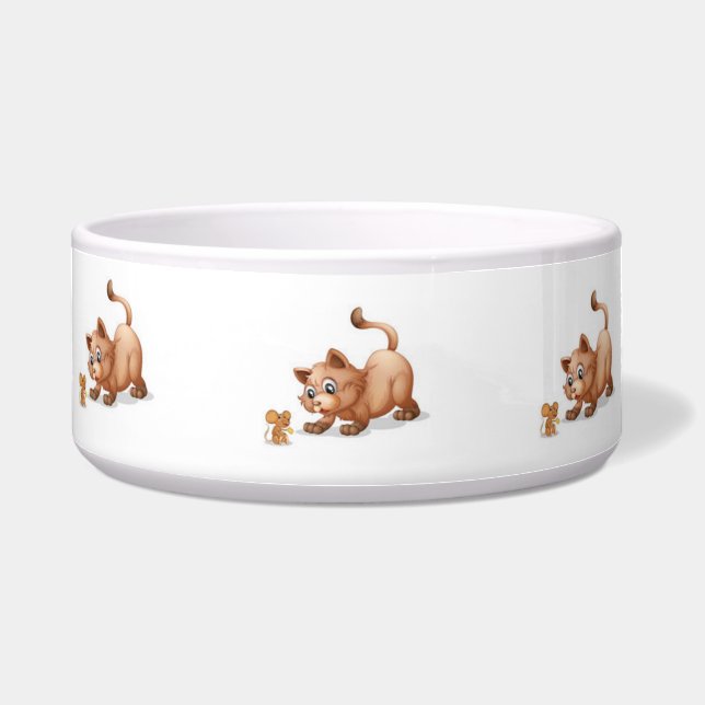 Pet Bowl/Muiskast Voerbakje (Voorkant)