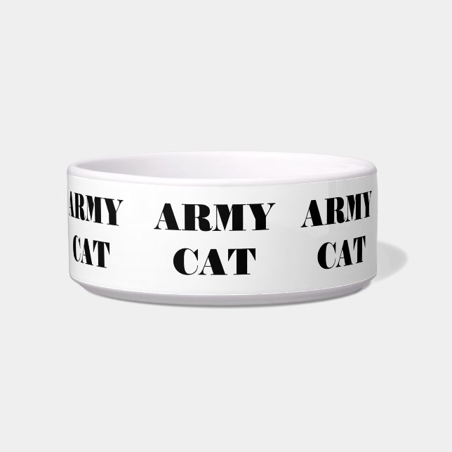 Pet Bowl Navy Cat Voerbakje (Links)