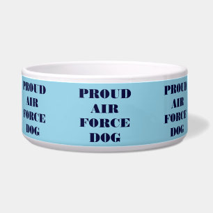 Pet Bowl Proud Air Force Dog Voerbakje