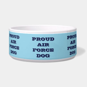 Pet Bowl Proud Air Force Dog Voerbakje
