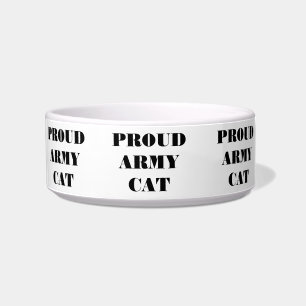 Pet Bowl Proud Army Cat Voerbakje