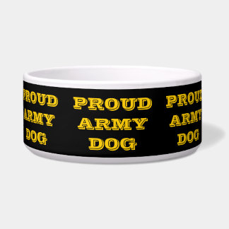 Pet Bowl Proud Army Dog Voerbakje