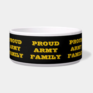 Pet Bowl Proud Army Familie Voerbakje