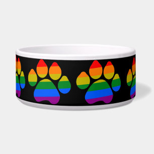 Pet Bowl Rainbow Paws Voerbakje
